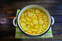 Фото приготовления рецепта: Рисовый суп с сырными клёцками - шаг №16