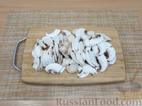 Фото приготовления рецепта: Фунчоза с грибами, овощами и фрикадельками - шаг №10