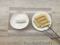 Фото приготовления рецепта: Палочки из слоёного теста со сгущёнкой и кокосовой стружкой - шаг №11
