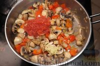 Фото приготовления рецепта: Булгур с грибами и овощами, на сковороде - шаг №9