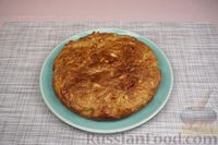 Фото приготовления рецепта: Капустный пирог "Простецкий" на кефире, с колбасой - шаг №15