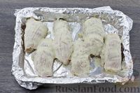 Фото приготовления рецепта: Куриные рулетики с сыром и зеленью (в духовке) - шаг №15