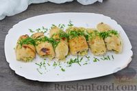 Фото приготовления рецепта: Куриные рулетики с сыром и зеленью (в духовке) - шаг №17