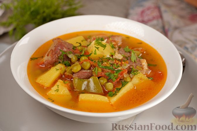 Суп из свинины с домашней лапшой - калорийность, состав, описание - kormstroytorg.ru