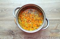 Фото приготовления рецепта: Сырный крем-суп с жареной курицей - шаг №8