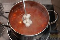 Фото приготовления рецепта: Суп с пельменями и овощами - шаг №8