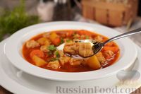 Фото приготовления рецепта: Суп с пельменями и овощами - шаг №11