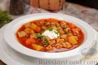 Фото приготовления рецепта: Суп с пельменями и овощами - шаг №12