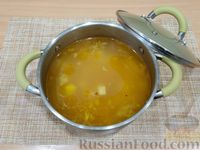 Фото приготовления рецепта: Суп с тушёнкой и консервированной фасолью - шаг №5