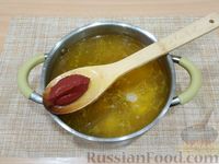 Фото приготовления рецепта: Суп с тушёнкой и консервированной фасолью - шаг №8