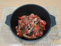 Фото приготовления рецепта: Свиные рёбрышки с овощами - шаг №9