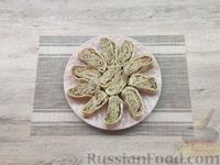 Фото приготовления рецепта: Рулет из лаваша с творогом, яблоками и грецкими орехами - шаг №16
