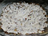 Фото приготовления рецепта: Рагу из свинины с грибами, грецкими орехами и изюмом (в духовке) - шаг №15
