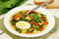 Фото к рецепту: Овощной суп с черемшой