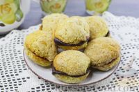 Фото приготовления рецепта: Печенье на кефире и растительном масле, с цедрой и шоколадом - шаг №15