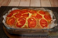 Фото приготовления рецепта: Заливной пирог на кефире, с мясным фаршем - шаг №16
