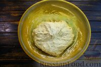 Фото приготовления рецепта: Белковые булочки-батоны с чесночным маслом и петрушкой - шаг №8