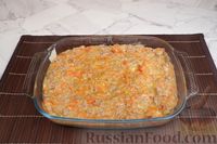Фото приготовления рецепта: Запеканка из макарон с фаршем и соусом бешамель - шаг №14