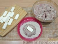 Фото приготовления рецепта: Зразы из свинины с сыром (в духовке) - шаг №11