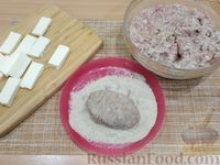 Фото приготовления рецепта: Зразы из свинины с сыром (в духовке) - шаг №12