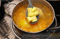 Фото приготовления рецепта: Суп с клёцками на курином бульоне - шаг №8
