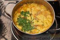 Фото приготовления рецепта: Суп с клёцками на курином бульоне - шаг №13
