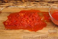 Фото приготовления рецепта: Макароны с курицей в сливочно-томатном соусе - шаг №9