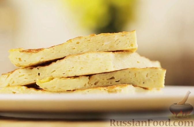 Рецепт Омлет с картофельными чипсами