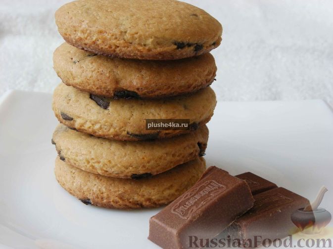 Рецепт Песочное печенье с шоколадом