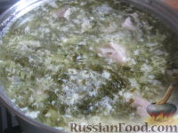 Фото приготовления рецепта: Бабушкин зеленый борщ - шаг №11