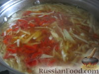 Фото приготовления рецепта: Красный борщ с фасолью - шаг №14