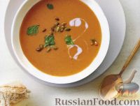 Фото к рецепту: Чечевичный суп-пюре с тыквой