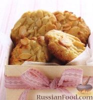 Фото к рецепту: Песочное печенье с миндалем