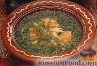 Фото к рецепту: Суп из щавеля с рыбой