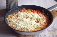Фото приготовления рецепта: Спагетти с овощами и сыром (на сковороде) - шаг №8