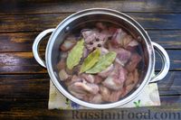 Фото приготовления рецепта: Паштет из куриных желудков, с овощами и грибами - шаг №4