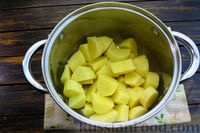 Фото приготовления рецепта: Ленивые вареники с картофелем и грибами - шаг №2