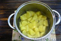 Фото приготовления рецепта: Ленивые вареники с картофелем и грибами - шаг №3