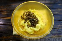 Фото приготовления рецепта: Ленивые вареники с картофелем и грибами - шаг №9