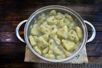 Фото приготовления рецепта: Ленивые вареники с картофелем и грибами - шаг №16