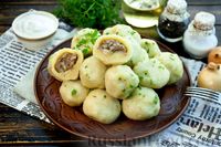 Фото приготовления рецепта: Картофельные ньокки с мясной начинкой - шаг №22