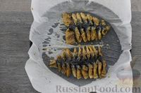 Фото приготовления рецепта: Скумбрия "Ёлочка", запечённая в духовке - шаг №8