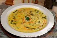 Фото приготовления рецепта: Сырный суп с зелёным горошком и вермишелью - шаг №10