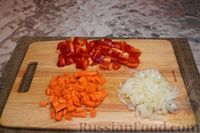 Фото приготовления рецепта: Суп с фрикадельками, рисом и овощами - шаг №4