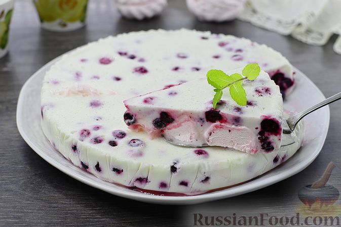 Творожный десерт с черникой и йогуртом - пошаговый рецепт с фото на Готовим дома