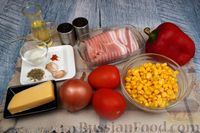 Фото приготовления рецепта: Овощной салат с сыром и беконом - шаг №1