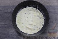 Фото приготовления рецепта: Фунчоза с мидиями в сырно-сливочном соусе - шаг №6