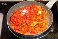 Фото приготовления рецепта: Чечевица с овощами, на сковороде - шаг №9