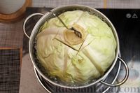 Фото приготовления рецепта: "Чебуреки" из капустных листьев с куриным фаршем - шаг №2
