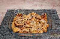 Фото приготовления рецепта: Куриное филе, запечённое в медово-соевой глазури - шаг №14